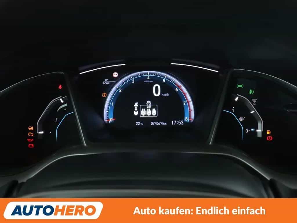 Honda Civic 1.0 VTEC Elegance*NAVI*LED*ACC*CAM*PDC*SHZ 08/2021-photo-19