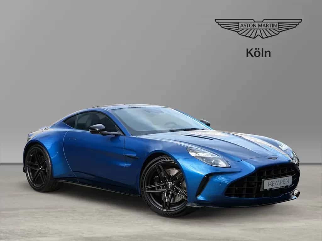 Aston Martin V8 Vantage Vantage Plasma Blue / Onyx Black 02/2025-photo-0