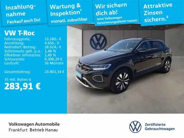 Volkswagen T-Roc 1.0 TSI Goal Navi ACC DAB+ LED FrontAssist 06/2025-photo-0