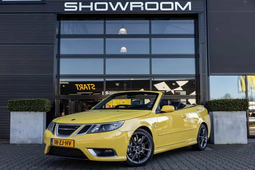 Saab 9-3 Cabrio 2.0T Aero, Lynx Yellow, Memory, Hirsc 02/2008-photo-1