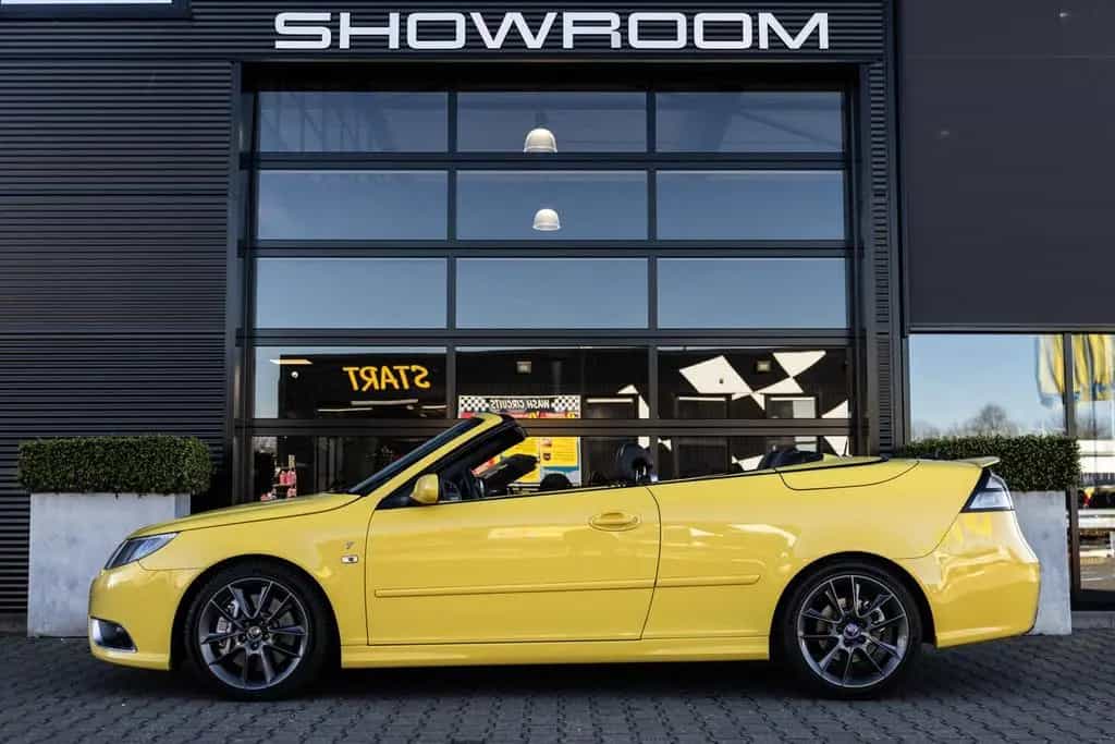 Saab 9-3 Cabrio 2.0T Aero, Lynx Yellow, Memory, Hirsc 02/2008-photo-2