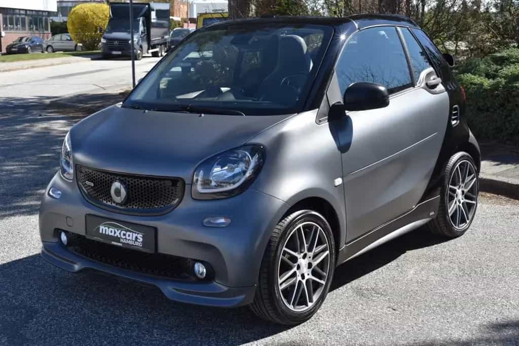 Smart ForTwo BRABUS 109 PS GRAU MATT NAVI KAMERA JBL 12/2016-photo-1