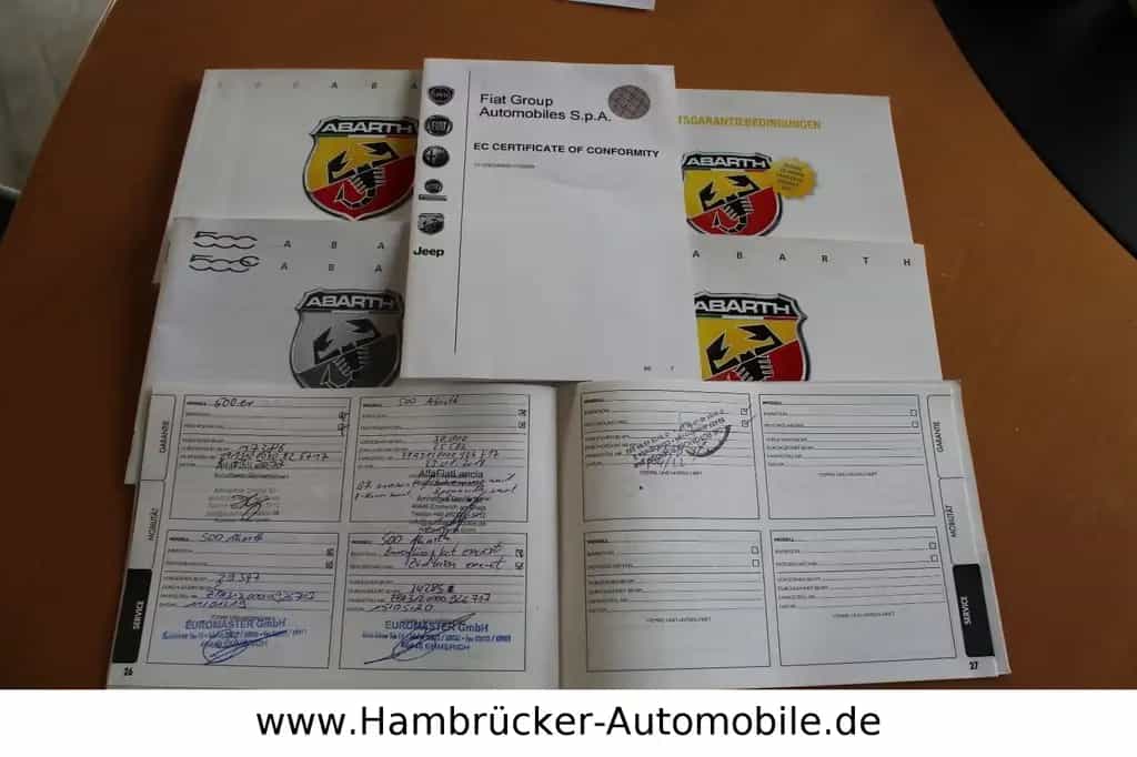 Abarth 595 Turismo ~2.Hand~Leder~Xenon~Scheckheft~Pdc 12/2012-photo-29