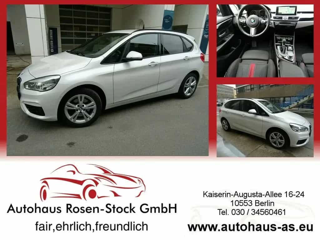 BMW 220 Active Tourer D xDrive Sportline Autom.,AHK, 02/2018-photo-0