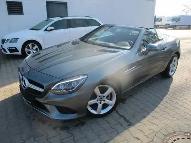 Mercedes-Benz SLC-Class 180 9G-Tr. LED Navi Airscarf Pano Totw. PDC 03/2019-photo-0