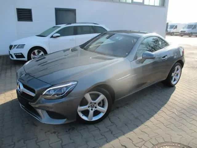 Mercedes-Benz SLC-Class 180 9G-Tr. LED Navi Airscarf Pano Totw. PDC 03/2019-photo-1