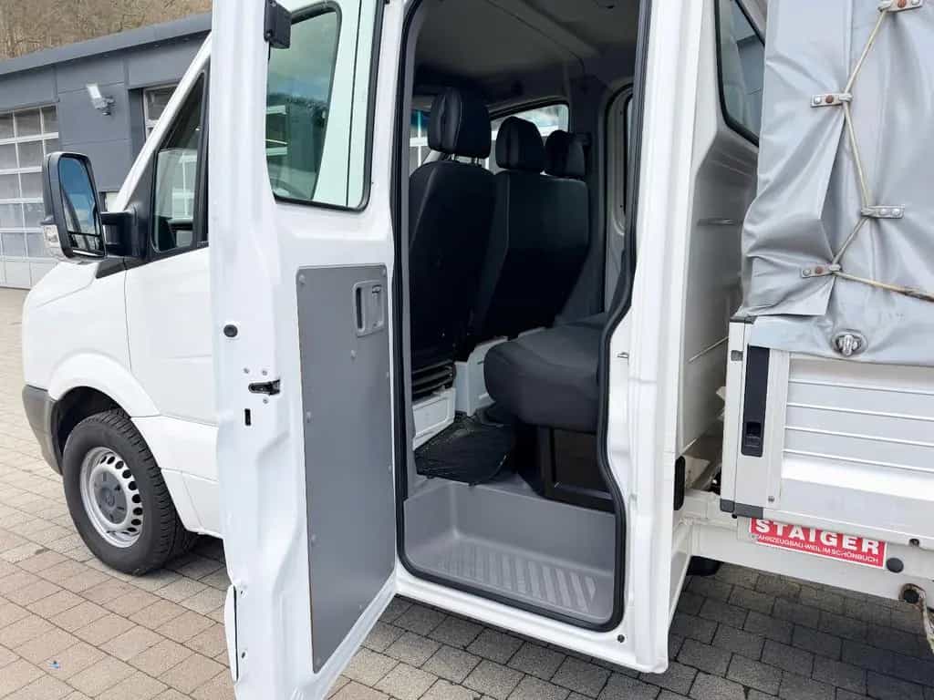 Volkswagen Crafter Pritsche Plane 35 mittel DoKa *AHK 3,5 T 10/2018-photo-15