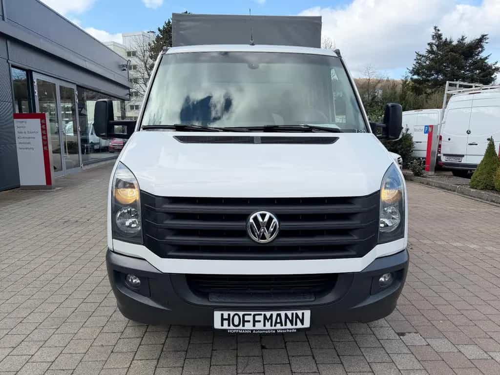 Volkswagen Crafter Pritsche Plane 35 mittel DoKa *AHK 3,5 T 10/2018-photo-2