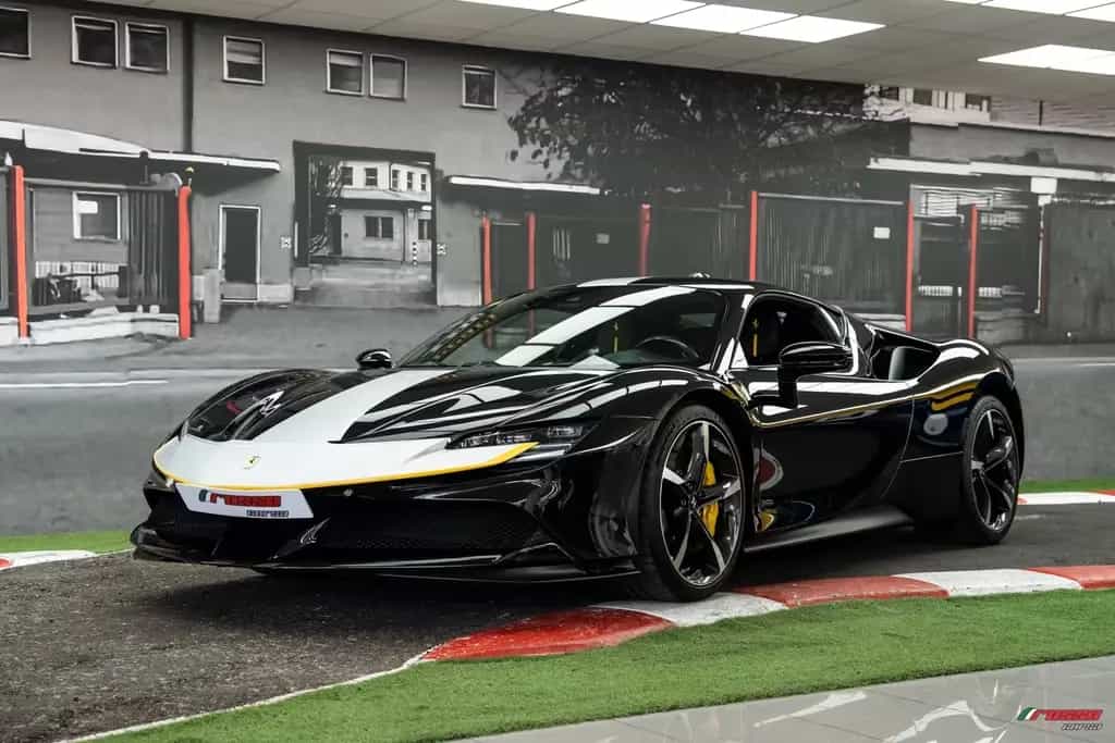 Ferrari SF90 *FULL NERO DAYTONA STEALTH CONFIG.* 06/2021-photo-0