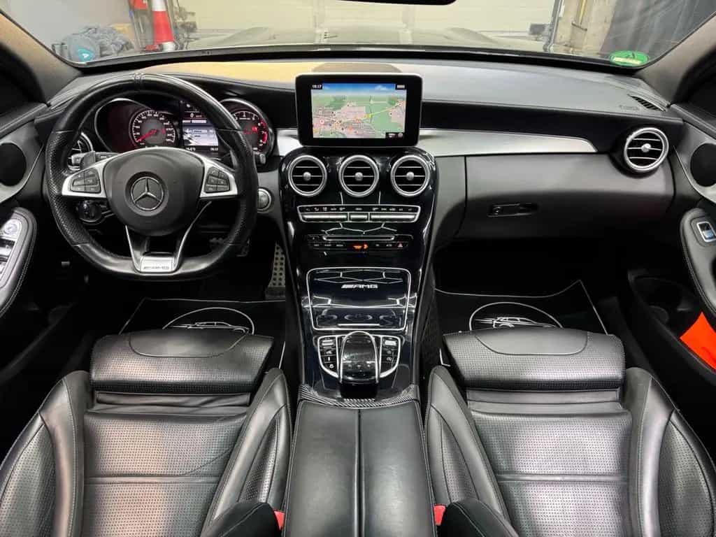 Mercedes-Benz C-Class 63 AMG PANO/AHK/KEYLESSGO/SPURH/TOTW/GEPFLEGT 05/2017-photo-16