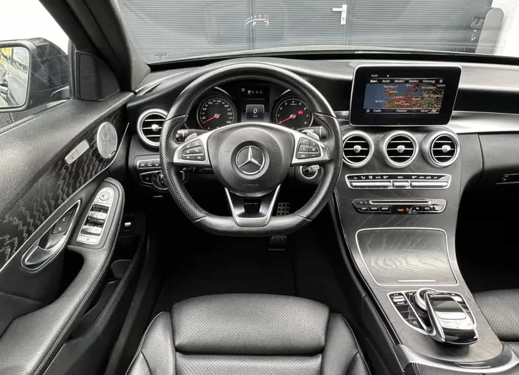 Mercedes-Benz C-Class 400 4M*9G*AMG*BURM*AMBIENT*PANO*NIGHT*KAMERA* 04/2018-photo-12