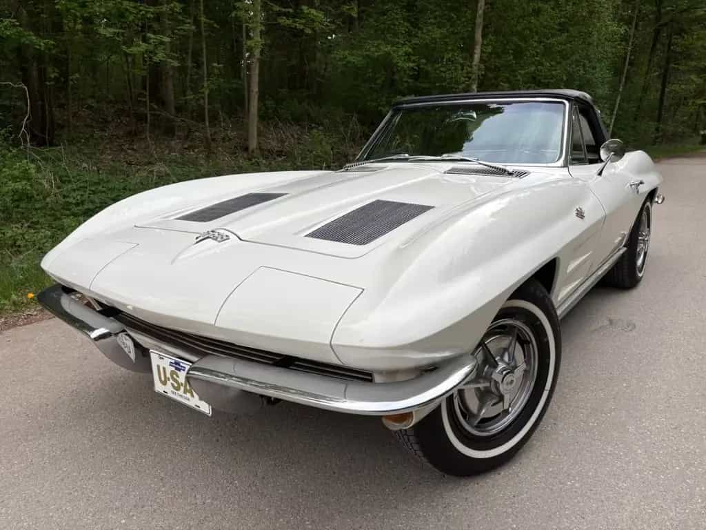 Corvette C2 Cabrio,18tmls!2.Hd!,unrest.Orig.-Zust,Antwerp 06/1963-photo-0