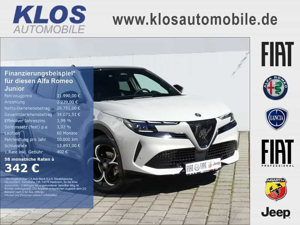 Alfa Romeo Junior IBRIDA TI 1.2 VGT 145PS DCT6 SCHIEBEDACH 05/2026-photo-0
