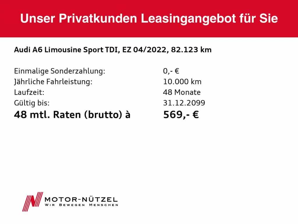 Audi A6 Limousine 40 TDI S-TR QU SPORT 5JG+LED+NAV+VC 04/2022-photo-17