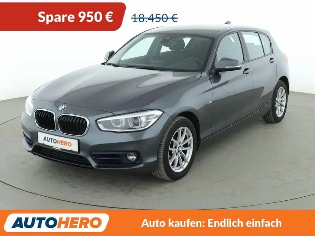 BMW 1 Series 120i Sport Line Aut.*NAVI*LED*TEMPO*PDC* 03/2018-photo-0
