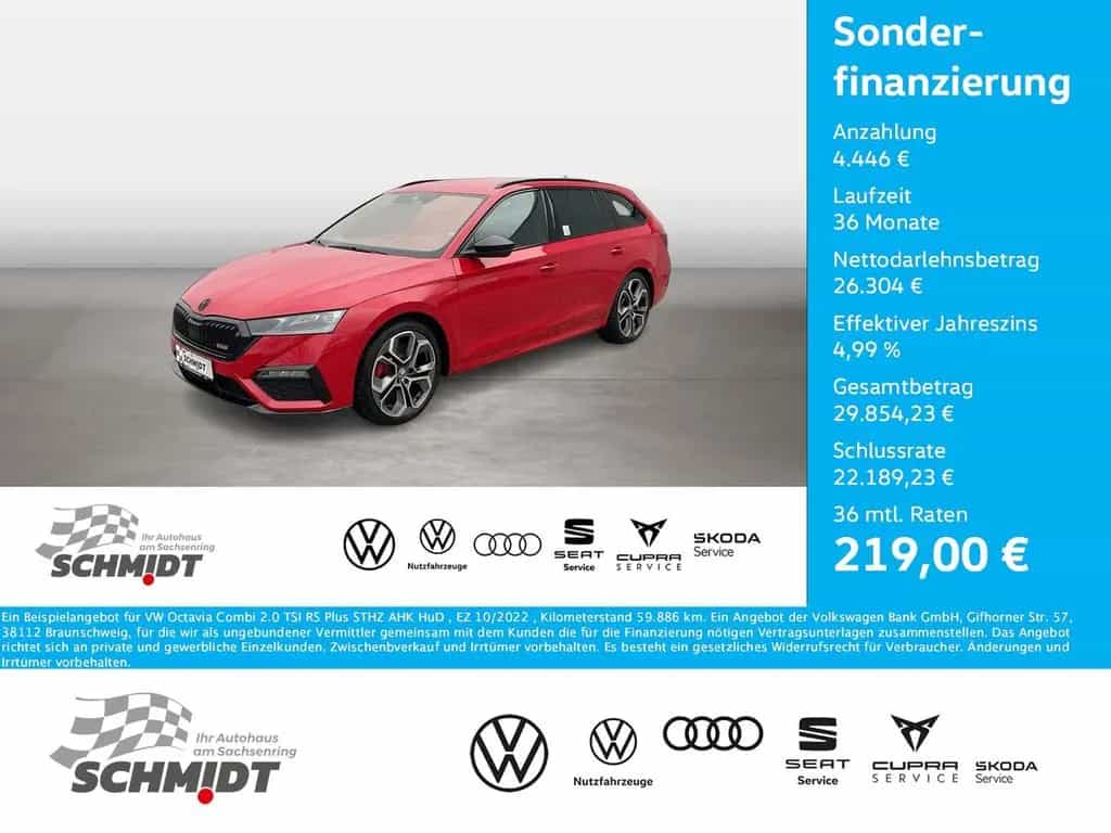 Skoda Octavia Combi 2.0 TSI RS Plus STHZ AHK HuD 10/2022-photo-0