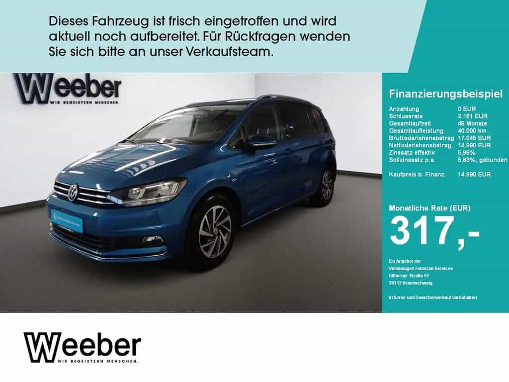Volkswagen Touran Sound *NAVI*APP CONNECT*ACC*SHZ*PDC* 06/2017-photo-0
