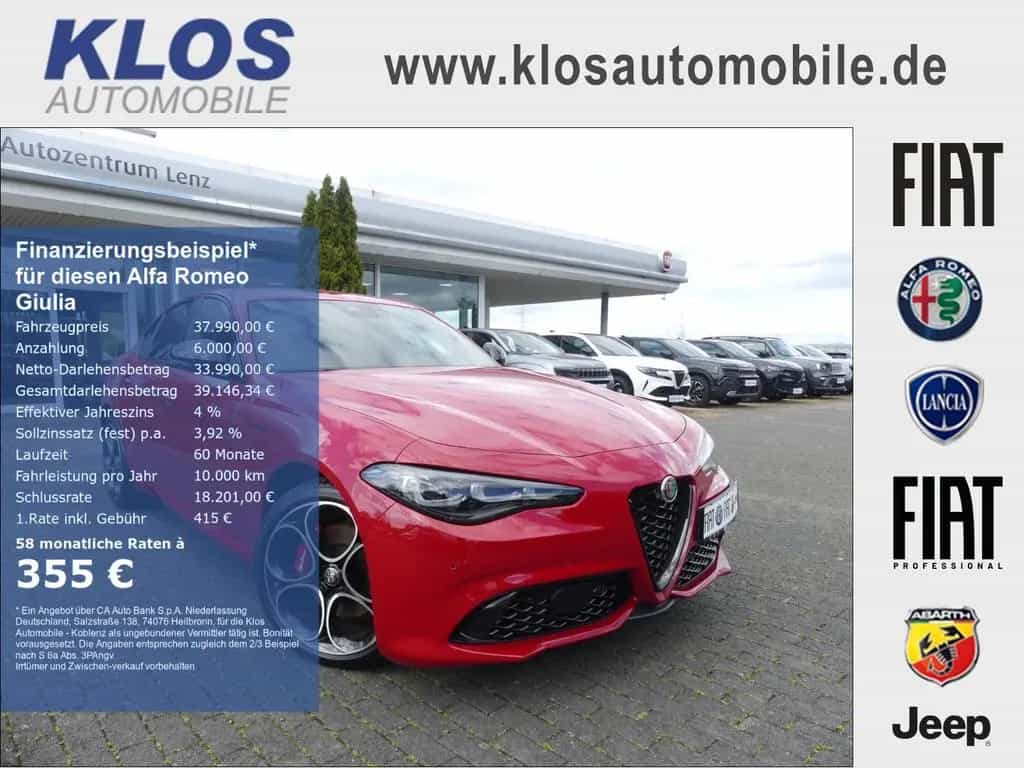 Alfa Romeo Giulia COMPETIZIONE 2.0 TURBO 16V 280 PS AT8 Q4 10/2023-photo-0