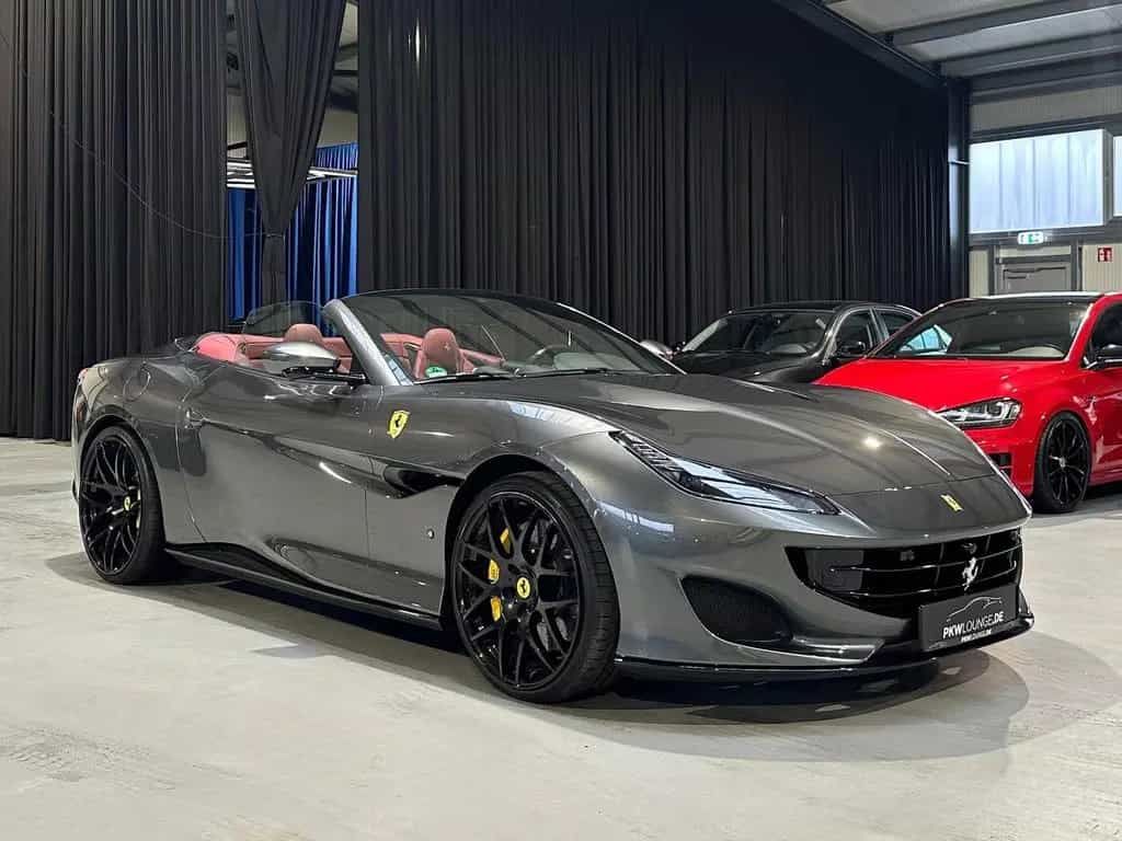 Ferrari Portofino GRIGIO SILVERST. BORDEAUX TOP gepflegt 10/2020-photo-0