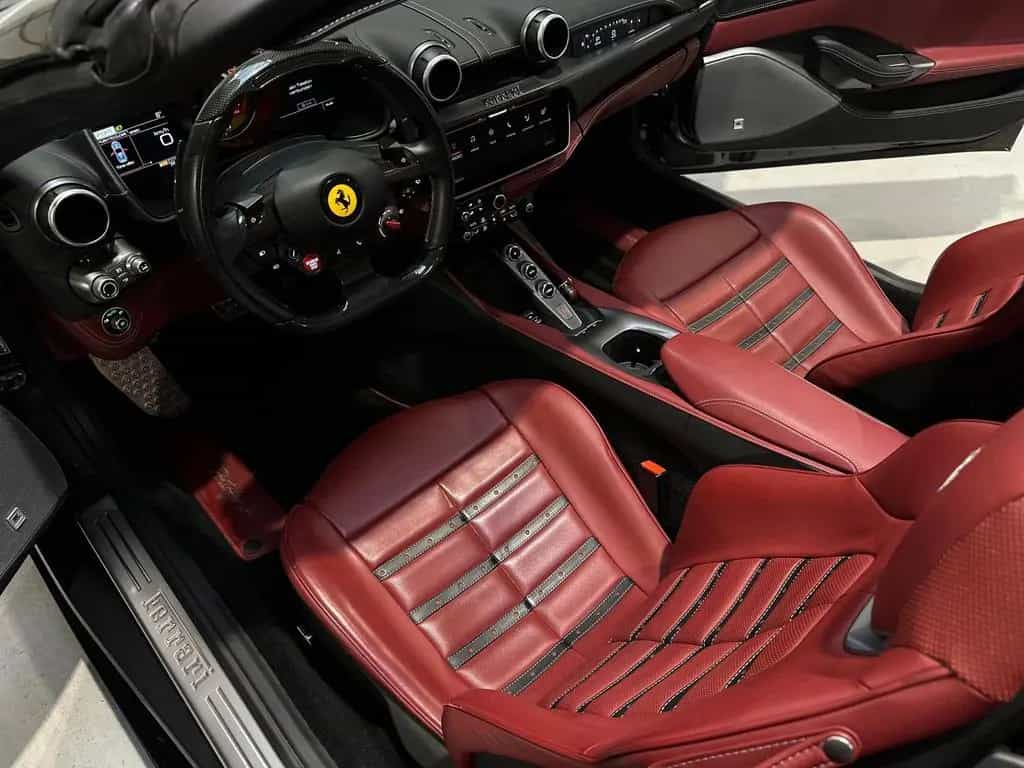 Ferrari Portofino GRIGIO SILVERST. BORDEAUX TOP gepflegt 10/2020-photo-17