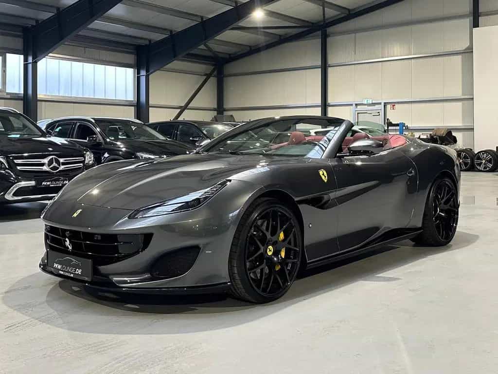 Ferrari Portofino GRIGIO SILVERST. BORDEAUX TOP gepflegt 10/2020-photo-4