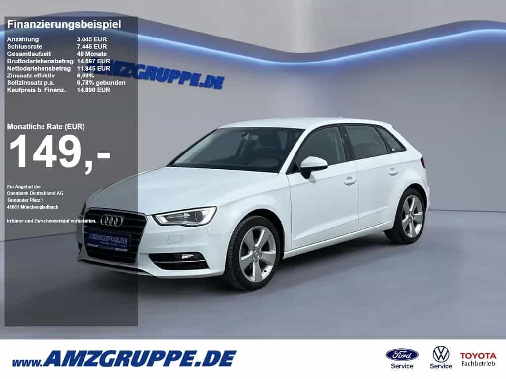 Audi A3 Sportback 1.4TFSI Ambition PDC+Xenon+Sitzh. 03/2016-photo-0