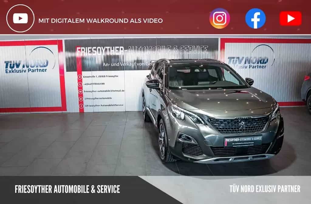 Peugeot 3008 Allure GT-Line Panorama Autom. Leder 360°Ka 12/2020-photo-0