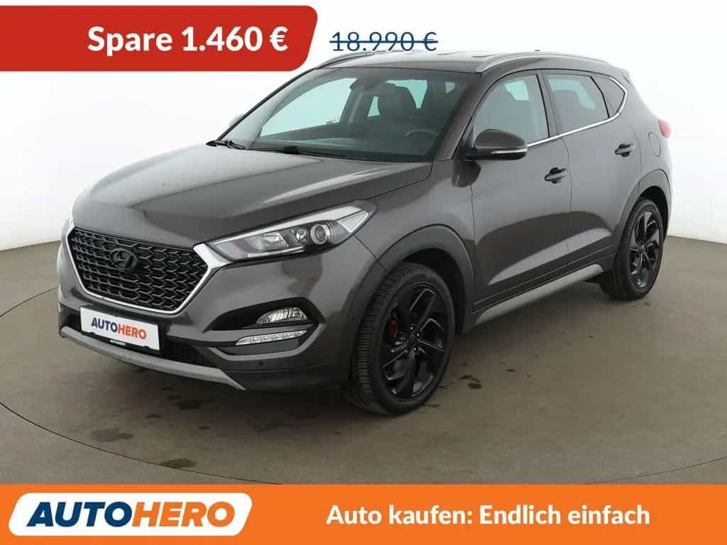 Hyundai TUCSON 1.6 TGDI Style 2WD Aut.*NAV*TEMP*CAM*AHK* 11/2017-photo-0
