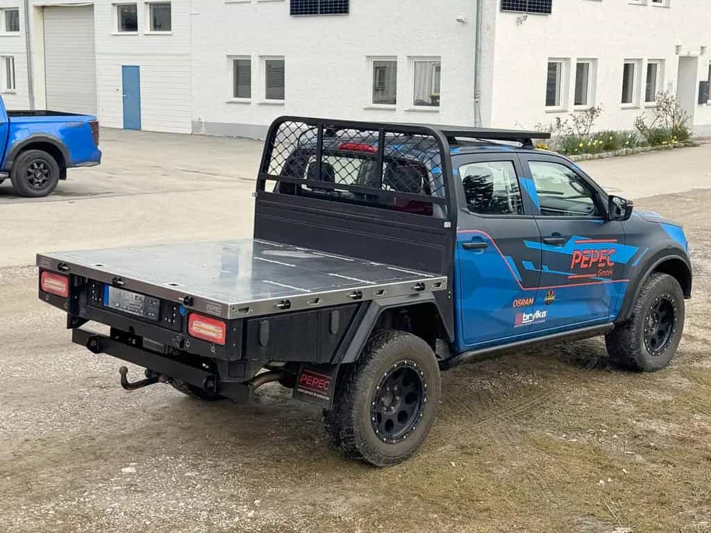 Isuzu D-Max Double Cab LS mit PEPEC Flatbed Umbau 01/2021-photo-3