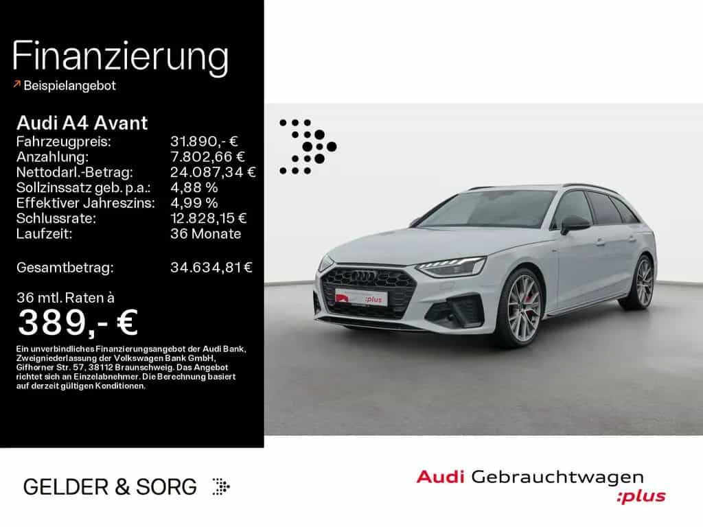 Audi A4 Avant 50 TDI quattro S line Matrix*AHK*Pano 03/2022-photo-0