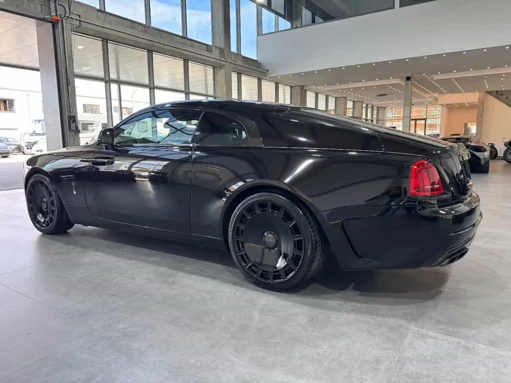 Rolls-Royce Wraith 6.6 V12 BlackBadge Mansory Sternehimmel 04/2019-photo-11