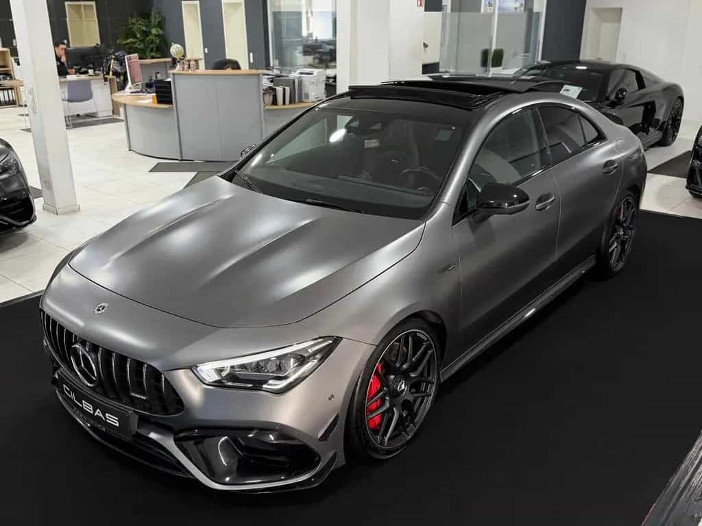 Mercedes-Benz CLA-Class 45 S AMG 4M *AERO*PERF. SITZE*PANO*BURM*DIST 10/2021-photo-0