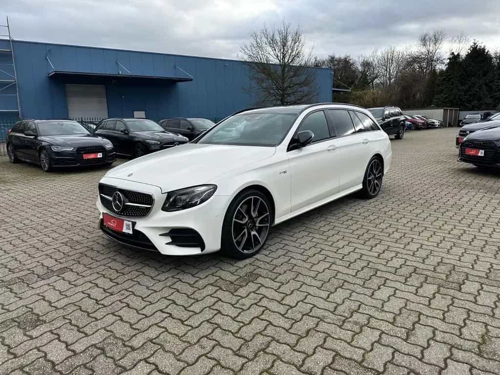 Mercedes-Benz E-Class 43 AMG T 4M Distr HUD Pano 360° Sitzbelüf AHK 08/2017-photo-0