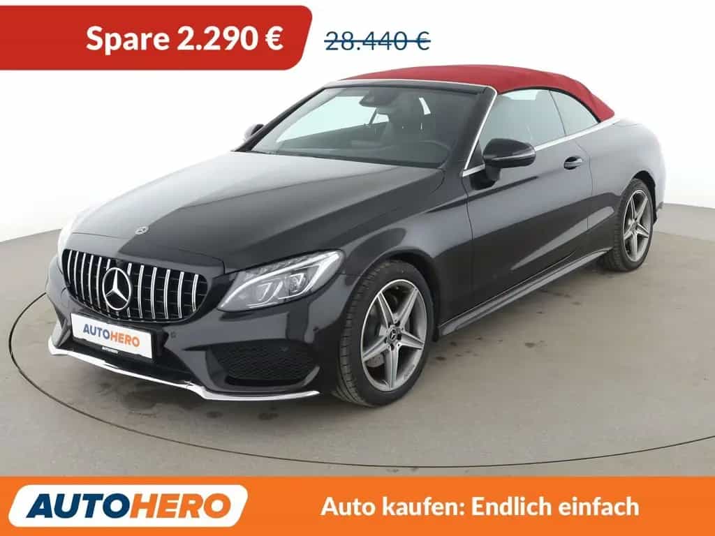 Mercedes-Benz C-Class 180 AMG Line Aut.*LED*NAVI*TEMPO*PDC*SHZ*KLIMA 04/2018-photo-0