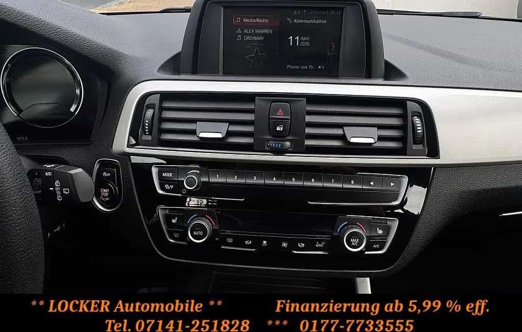 BMW 1 Series 120i 8G-Aut. Advantage LED PDC 1.Hand 05/2019-photo-18