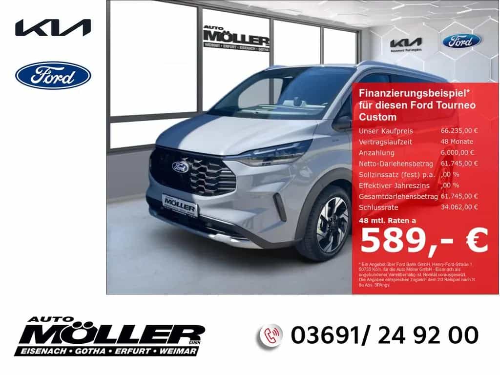 Ford Tourneo Custom 2.0 Bus M1 320L1 Active AWD AHK T 04/2026-photo-0