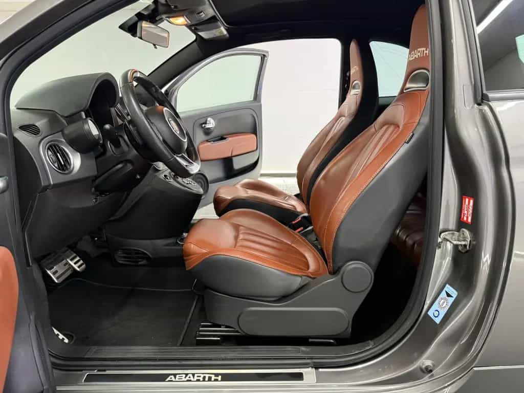 Fiat 595 Turismo Cabrio Aut. 1HD LEDER APPLE NAVI DAB 09/2019-photo-14