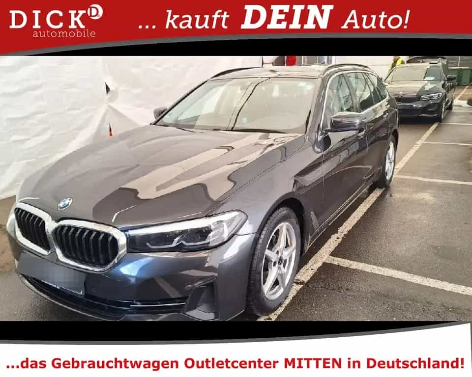 BMW 5 Series 520d T Aut LED/NAVI/VIRTU/DAB/SHZ/RFK/AHK 08/2022-photo-0