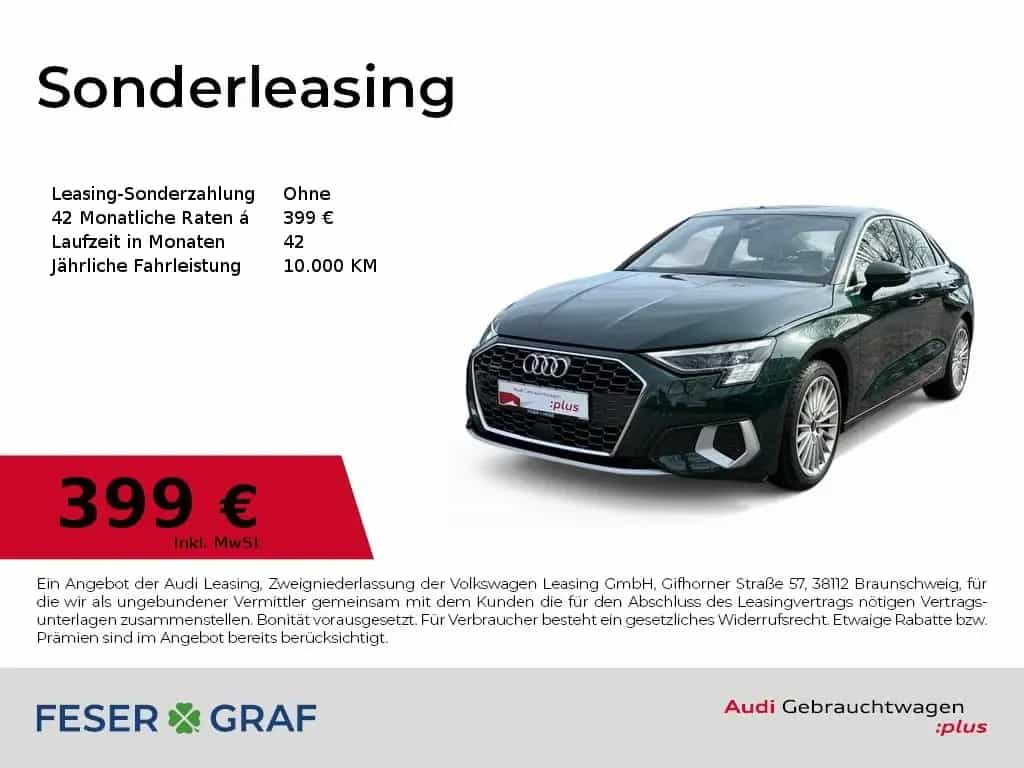 Audi A3 Limousine advanced 40TDI quattro Matrix-LED/K 07/2021-photo-0