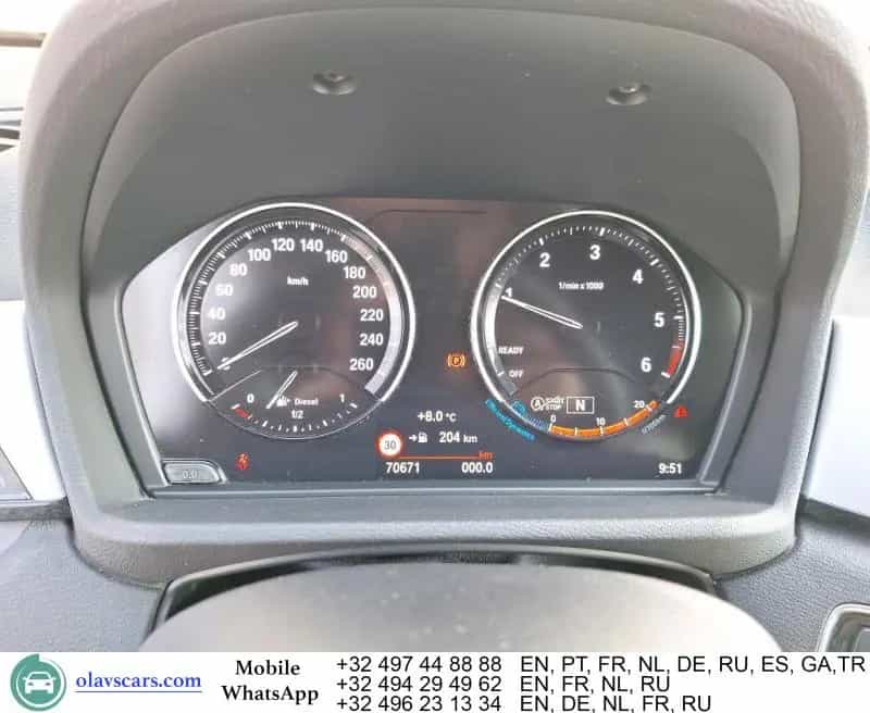 BMW X1 sDrive16d Navi-Pro Leather Camera KeylessSta 03/2021-photo-9