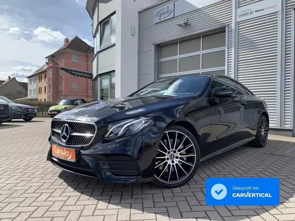 Mercedes-Benz E 400 E400 4M AMG-Line Coupe MB-Scheckheft+Pano+Burm 07/2018-photo-0