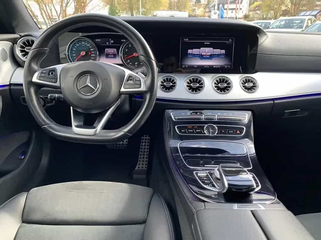 Mercedes-Benz E 400 E400 4M AMG-Line Coupe MB-Scheckheft+Pano+Burm 07/2018-photo-10