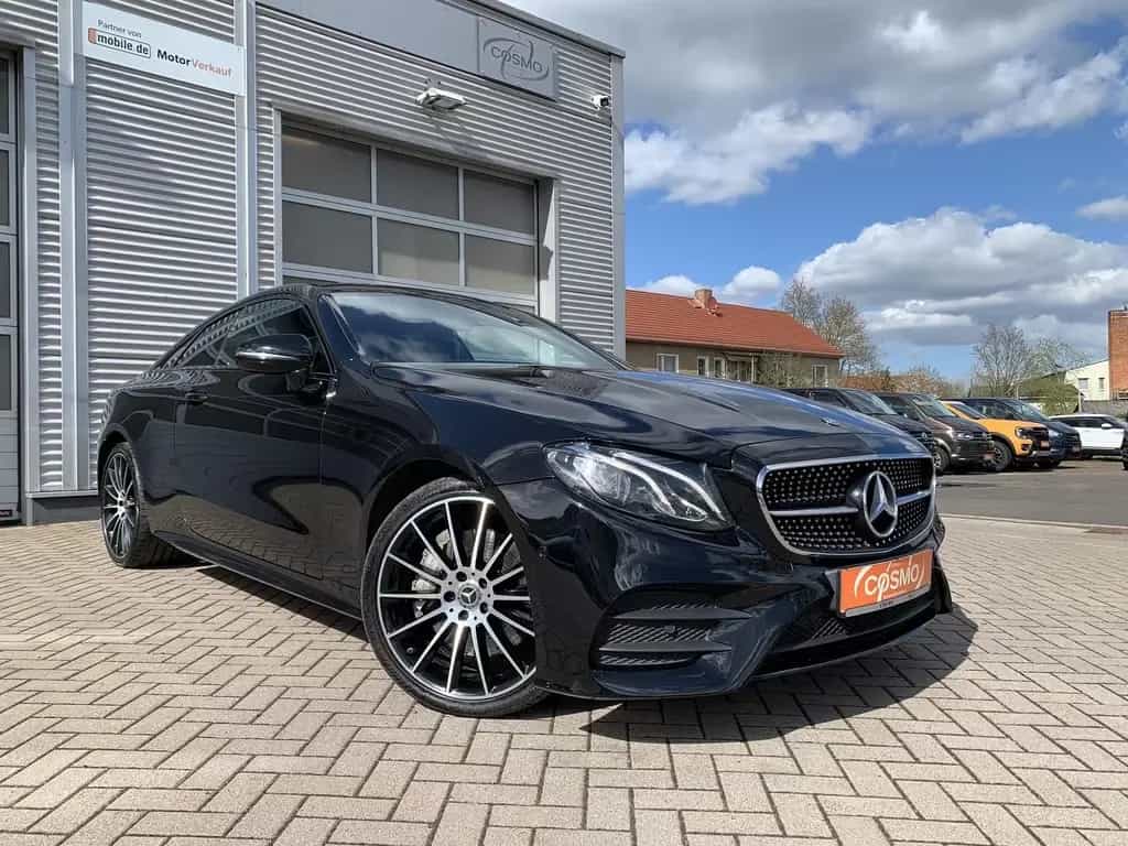 Mercedes-Benz E 400 E400 4M AMG-Line Coupe MB-Scheckheft+Pano+Burm 07/2018-photo-2