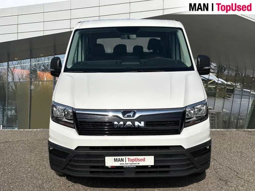 MAN TGE 3.140 4X2-DOKA-KLIMA-AHK-PRITSCHE-7SITZER 08/2021-photo-1