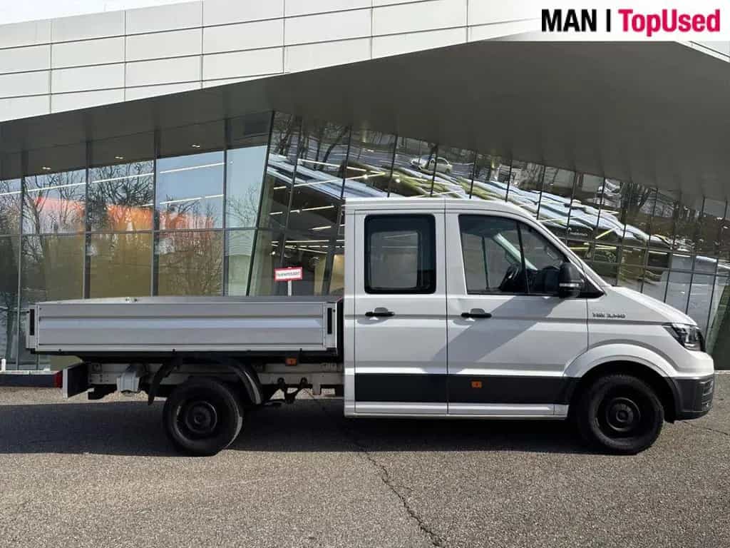 MAN TGE 3.140 4X2-DOKA-KLIMA-AHK-PRITSCHE-7SITZER 08/2021-photo-3