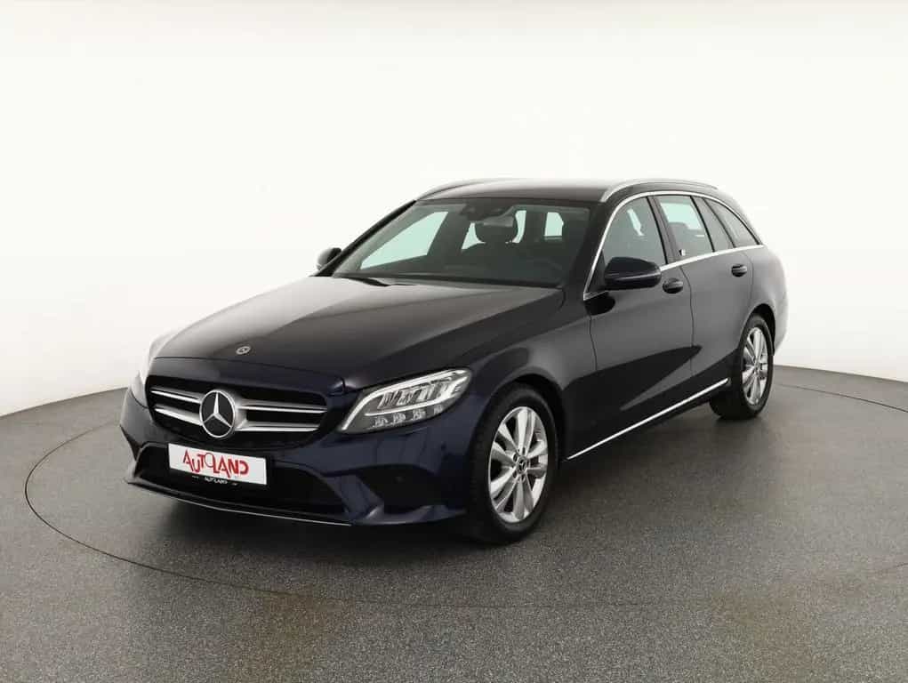 Mercedes-Benz C-Class T-Modell Aut. LED Navi Kamera AHK DAB 07/2019-photo-1