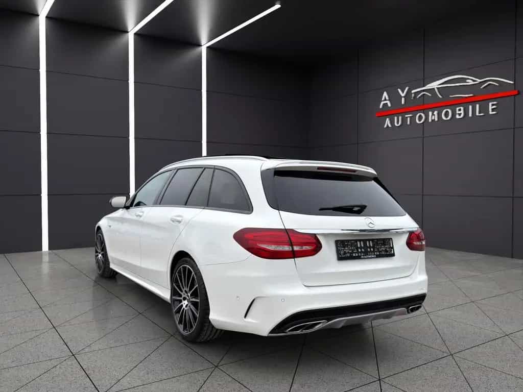 Mercedes-Benz C-Class 43 AMG T 4M PANO/PERF-ABG/DISTR+/HUD/COMAND 04/2017-photo-1