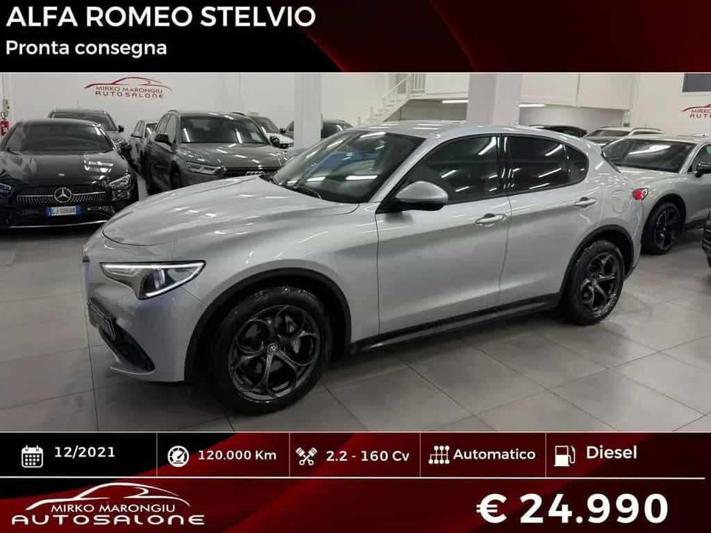Alfa Romeo Stelvio 2.2 160 CV AT8 RWD FINANZIABI 12/2021-photo-0