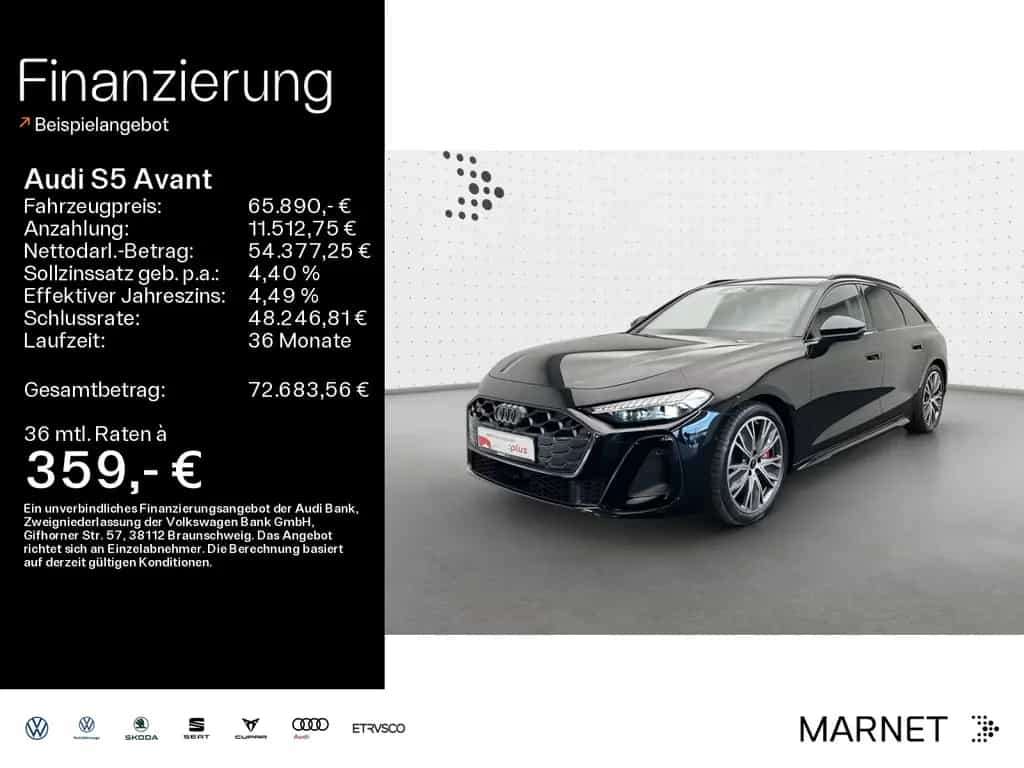Audi S5 Avant TFSI quattro*Navi*Matrix*Alu*AHK*B&O*HU 06/2025-photo-0