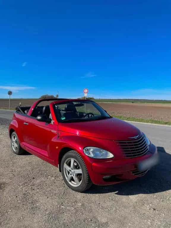Chrysler PT Cruiser Cabrio in rot Automatik 10/2005-photo-0